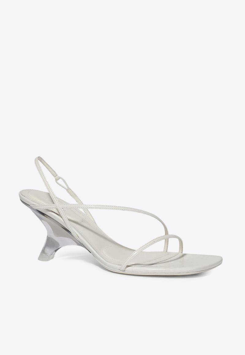 Simkhai Shadow 70 Wedge Sandals 224-S021-LWHITE