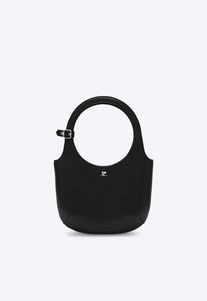 Courrèges Holy Tejus Leather Top Handle Bag Black 224GSA102CR0065/P_COURR-9999