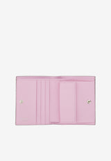 Salvatore Ferragamo Gancini Leather Compact Wallet 22D780 154 766038 BUBBLE GUM Pink