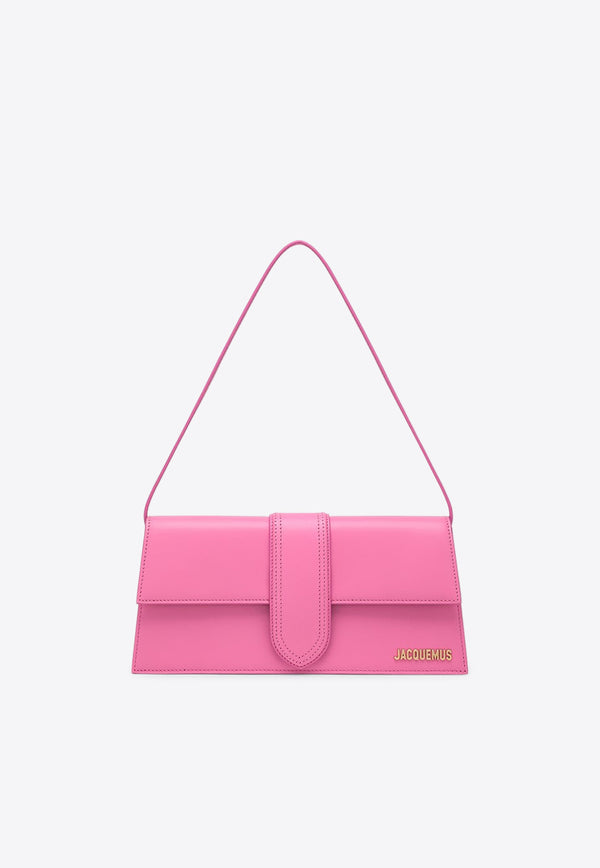 Jacquemus Le Bambino Long Calf Leather Shoulder Bag  Pink 22E221BA0133060/Q_JACQM-434