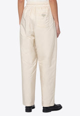 Prada Triangle Logo Wide-Leg Pants Cream 22H925OOO1WQ9/Q_PRADA-F0061