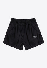 Prada Re-Nylon Triangle Logo Shorts Black 22X901WMO1WQ9/P_PRADA-F0002