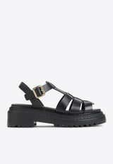 Cage Leather Sandals