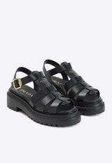 Cage Leather Sandals