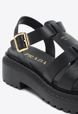 Cage Leather Sandals