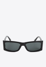 Rectangle Acetate Sunglasses