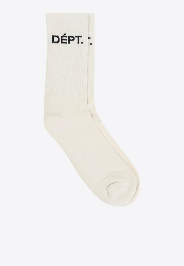 Logo Ribbed Socks