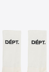 Logo Ribbed Socks