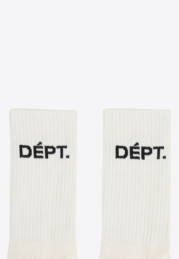 Logo Ribbed Socks