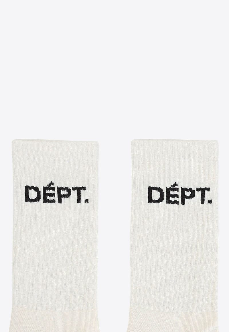 Logo Ribbed Socks