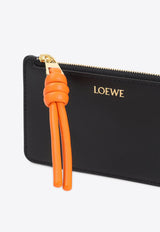 Knot-Puller Leather Cardholder