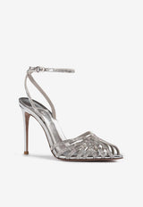 Embrace 110 Crystal-Embellished Sandals Le Silla 2310B100RCPPMRA 921