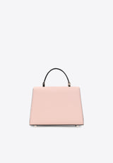 Micro Iside Leather Top Handle Bag