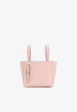 Micro Leather Bucket Bag