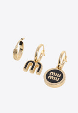 Logo Earrings - Set of 3