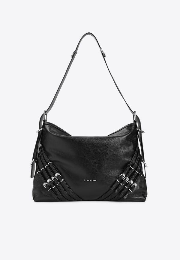 Medium Voyou Leather Shoulder Bag