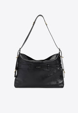 Medium Voyou Leather Shoulder Bag