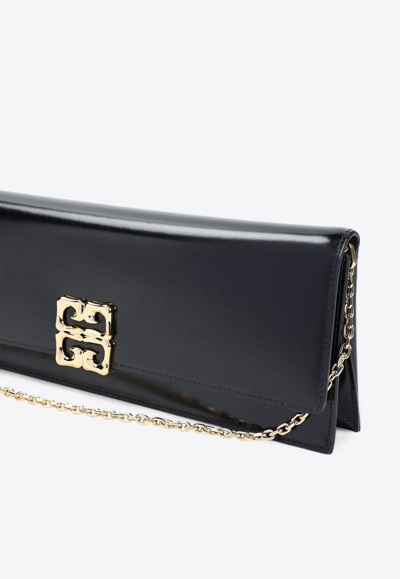 4G Liquid Leather Clutch