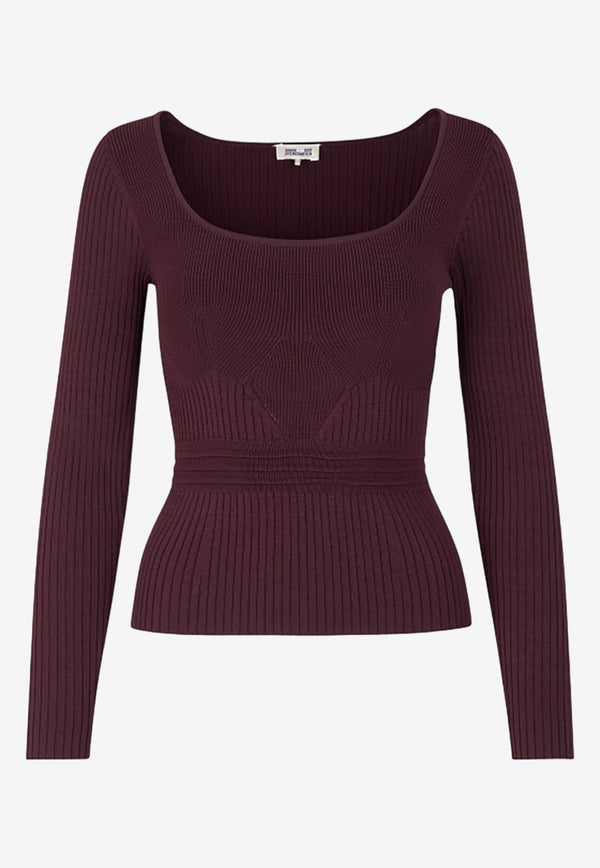 Baum und Pferdgarten Cambria Scoop Neck Sweater 23416WINE