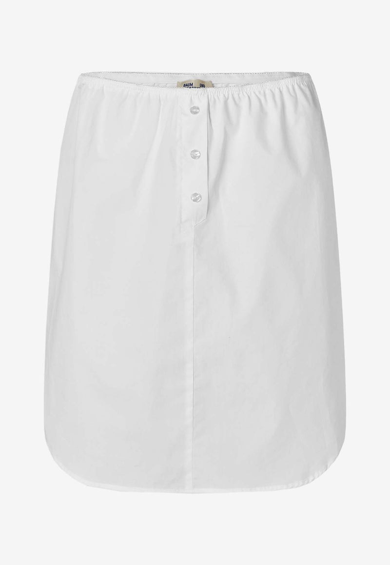 Baum und Pferdgarten Sammy Elastic Waist Mini Skirt White 23913WHITE