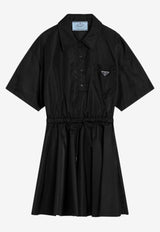 Prada Re-Nylon Shirt Mini Dress 23X731OOO1WQ8/Q_PRADA-F0002