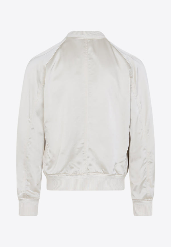 Satin Bomber Jacket