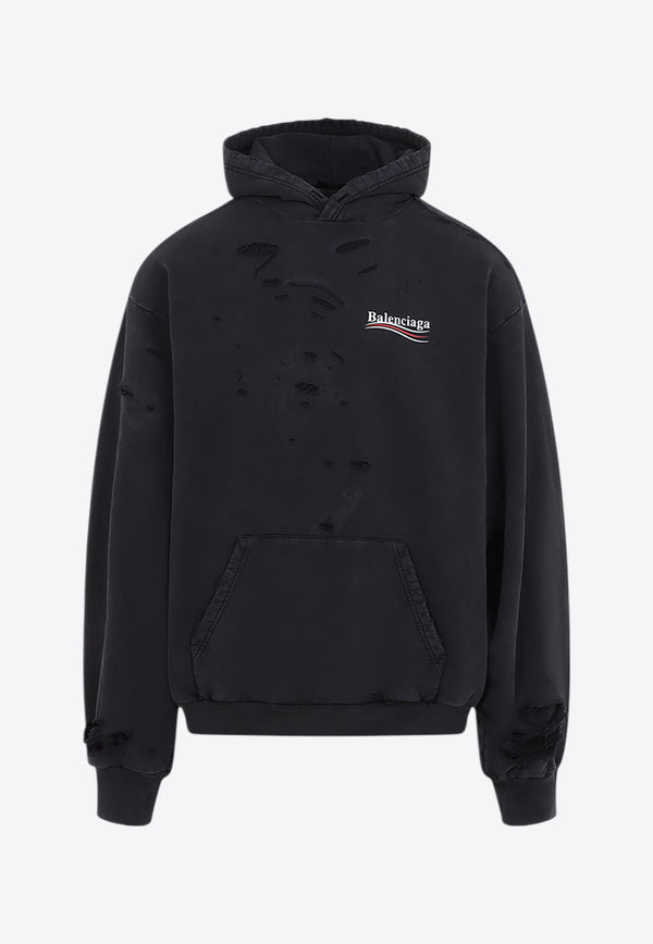 Destroyed Layered Hoodie