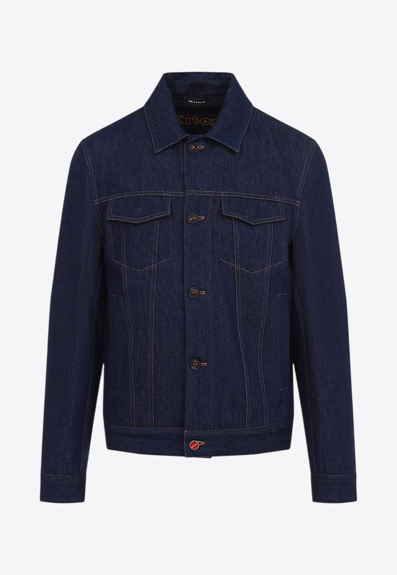 Long-Sleeved Denim Jacket