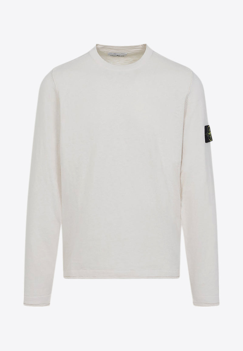 Logo-Patch Crewneck Sweater