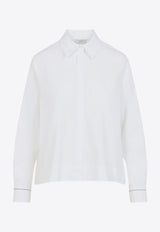 Long-Sleeved Cropped Shirt