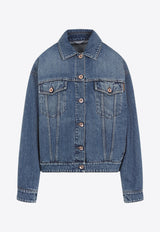 Long-Sleeved Denim Jacket