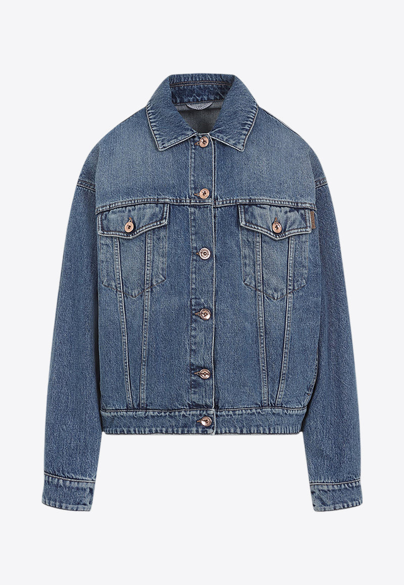 Long-Sleeved Denim Jacket