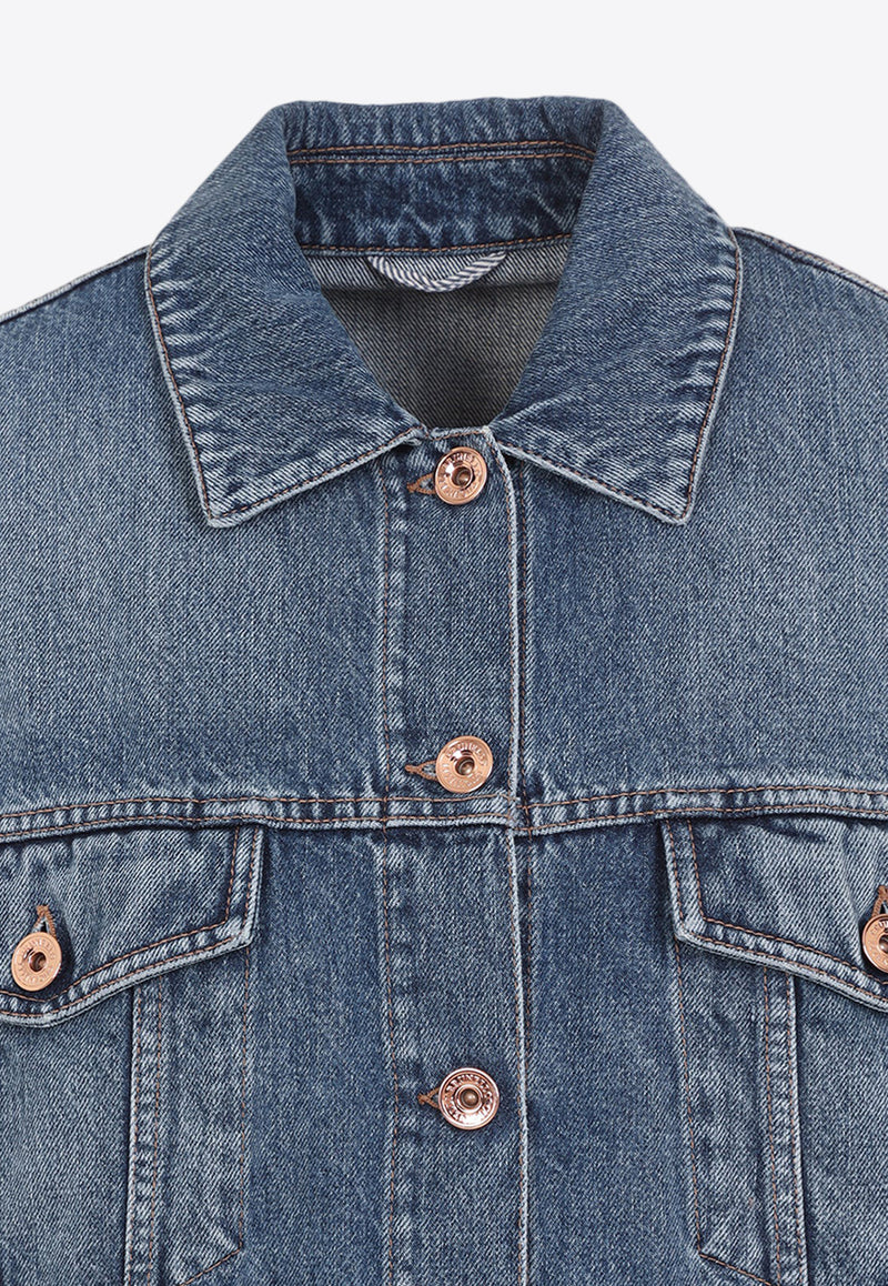 Long-Sleeved Denim Jacket