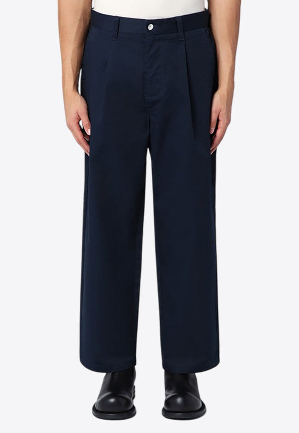 New Amsterdam Surf Association Straight-Leg Tailored Pants Blue 2402026001PL/P_NEWA-NA