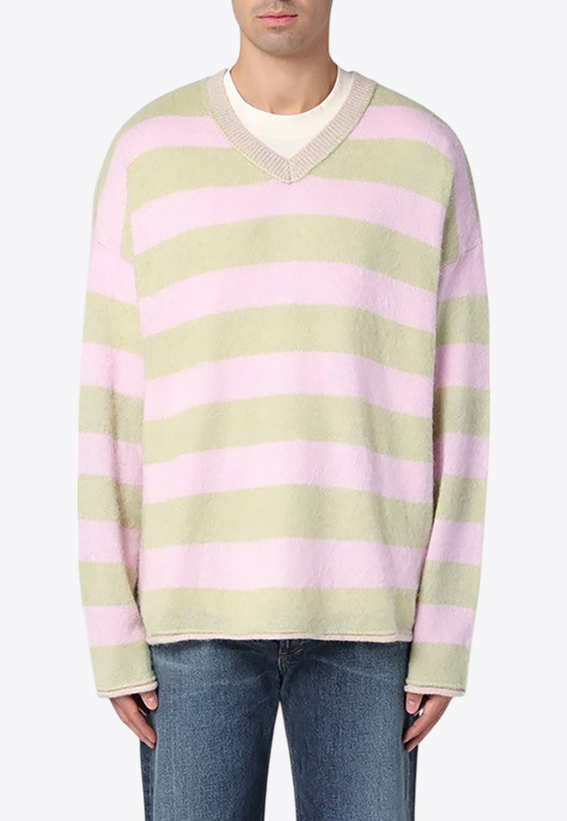 New Amsterdam Surf Association V-neck Striped Sweater Multicolor 2402062001PL/P_NEWA-GP