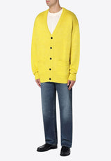 New Amsterdam Surf Association V-neck Buttoned Cardigan Yellow 2402070001LI/P_NEWA-YE