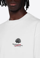 New Amsterdam Surf Association Logo Print Oversized T-shirt White 2402162001CO/P_NEWA-WHT