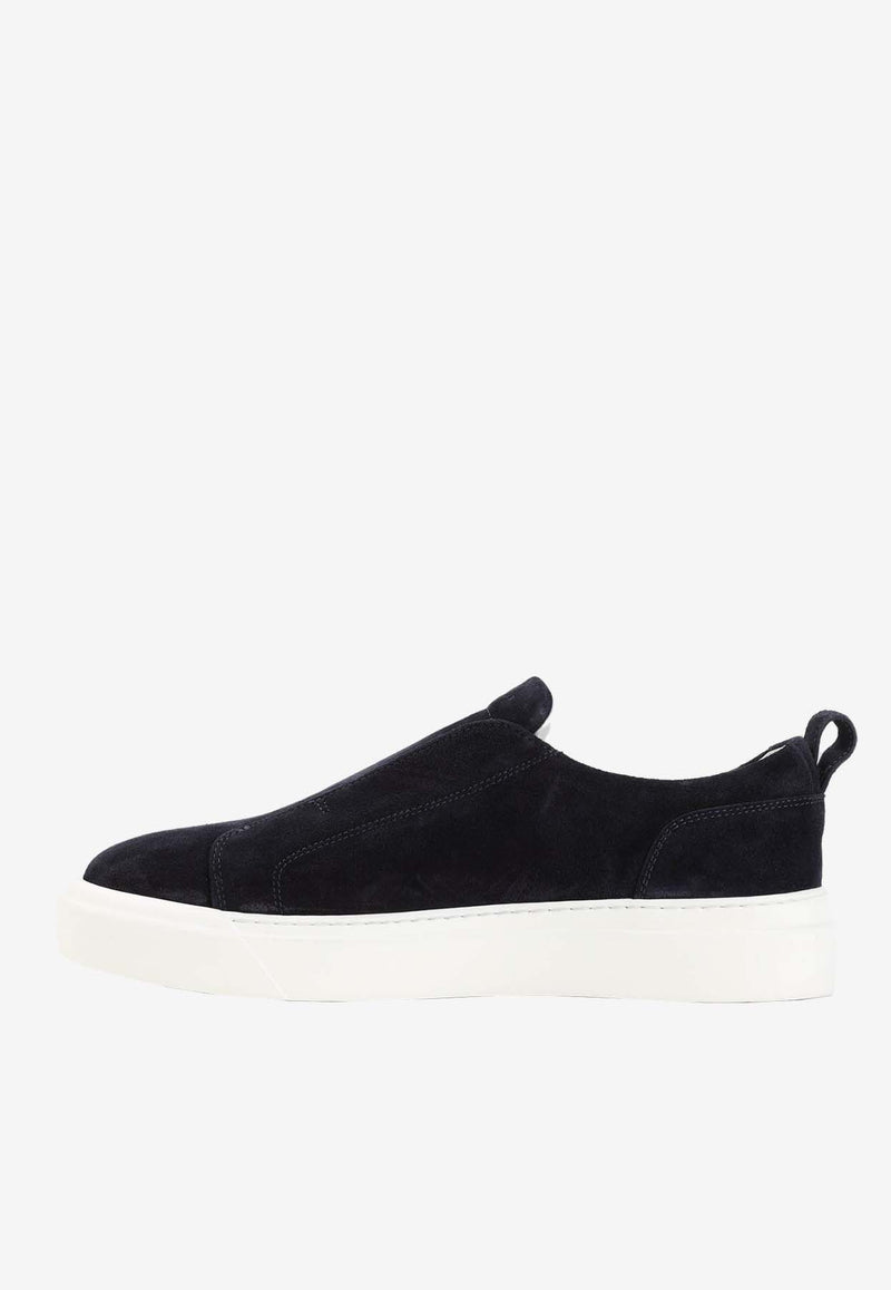 Suede Slip-On Sneakers