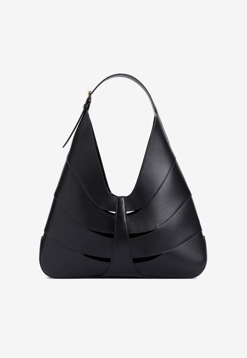 Delta Hobo Bag in Leather