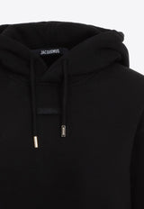 Grosgrain Logo Hooded Sweatshirt