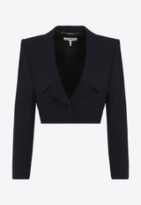 Wool Cropped Blazer