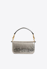 Small Locò Metallic Leather Shoulder Bag