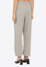 The Attico Penny Logo Print Track Pants Gray 241WCP34JF03/O_ATTIC-183