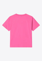 Mini Rodini Girls Society Printed T-shirt Pink 2472012028CO/P_MIRO-PI