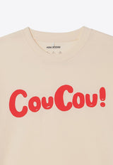 Mini Rodini Boys CouCou! Print T-shirt Beige 2472012911CO/P_MIRO-OW