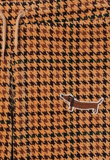 Mini Rodini Boys Dachshund Houndstooth Straight Pants Beige 2473010913CO/P_MIRO-BE