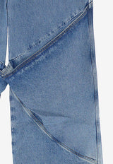 The Attico Long Wide-Leg Jeans Blue 247WCP198_D085_024