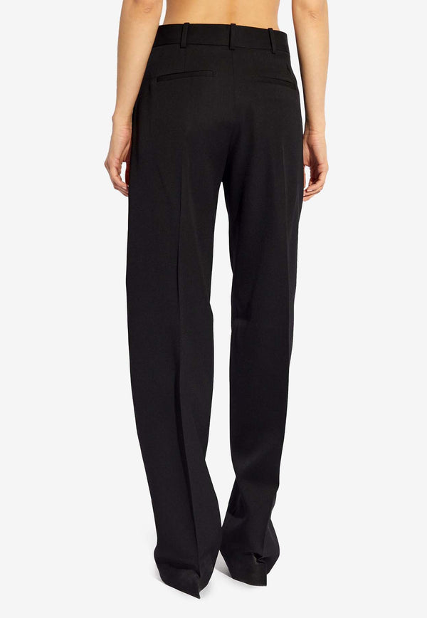 The Attico Jagger Tailored Wool Pants Black 247WCP43W046BLACK