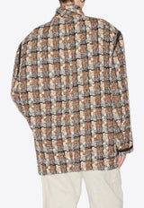 Isabel Marant Elanore Tweed Coat 24AMA0260FB-B3E03IBEIGE