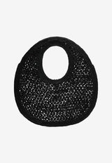 Jacquemus The Spiaggia Raffia Hobo Bag Black 24H243BA3873219/P_JACQM-990